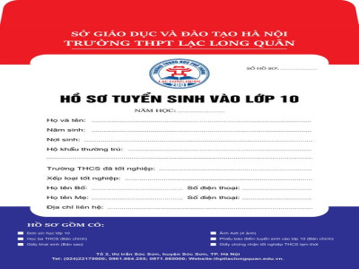 THÔNG BÁO TUYỂN SINH KHOÁ 24 NĂM HỌC 2024-2025